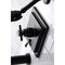 Kingston Brass Tub and Shower Faucet, 3, Wall Mount, Oil Rubbed Bronze KB86550DX - alternate 4